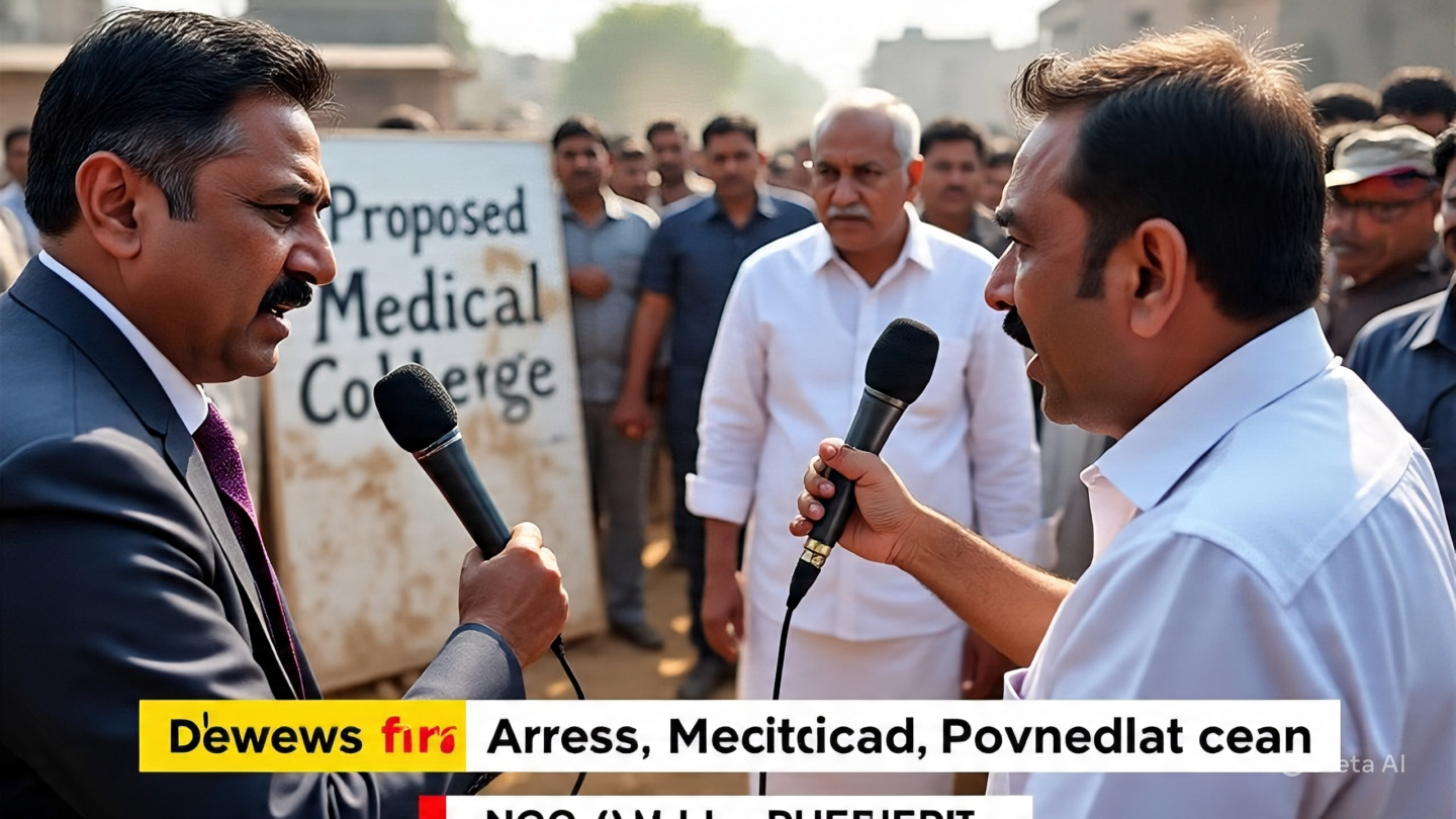 नारनौल में मेडिकल कॉलेज के नाम पर सियासी पारा चढ़ा